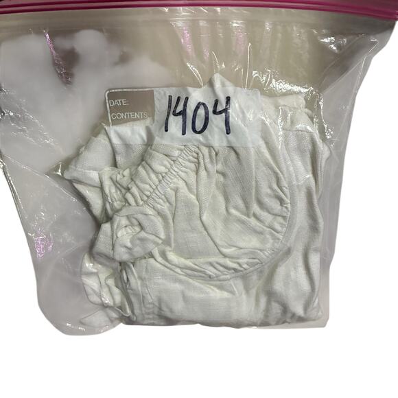 Polly Eloise Linen Blend Tie Front Mini Dress Womens Size 4 - Picture 9 of 9